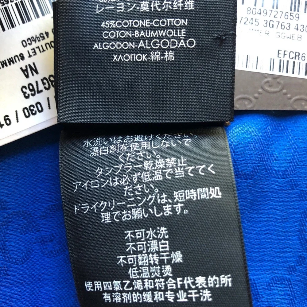 Gucci GG cotton model scarf